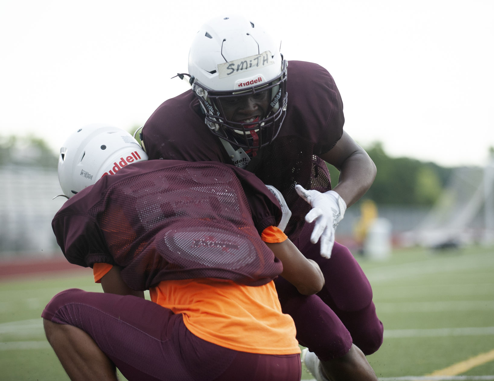 St. Charles West football practice